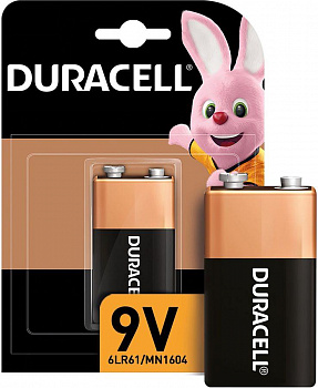 батарейка 6lr61 9v duracell фото