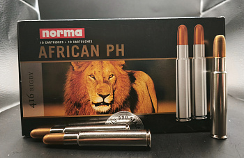 416rigby norma,fmj woodleigh, 29,2g 450gr фото