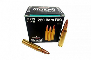 .223 rem. sterling fmj 55 gr, 3,56g фото